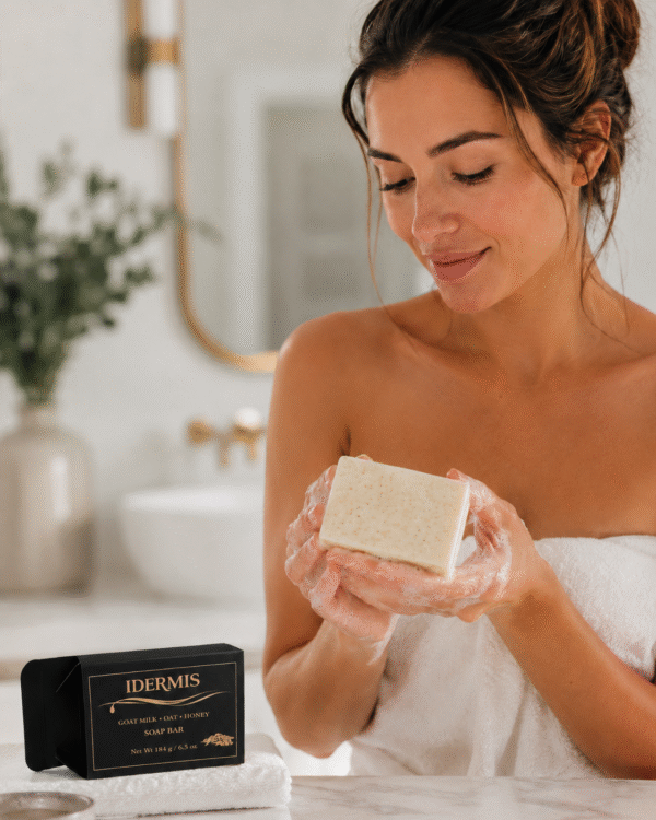 IDERMIS Goat Milk Oat & Honey  Soap Bar - 6.5 oz
