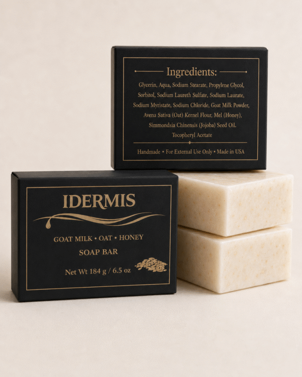 IDERMIS Goat Milk Oat & Honey  Soap Bar - 6.5 oz